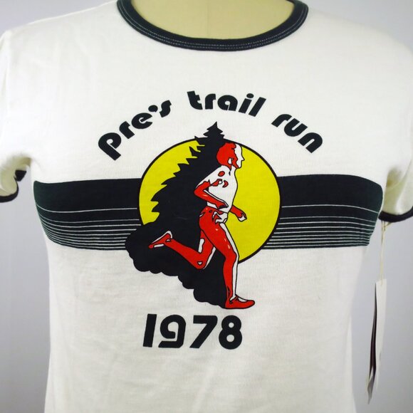 Nike Pre's Trail Run Limited Issue No. PTR-78 Ringer T-Shirt Women's Size M New - Picture 1 of 16